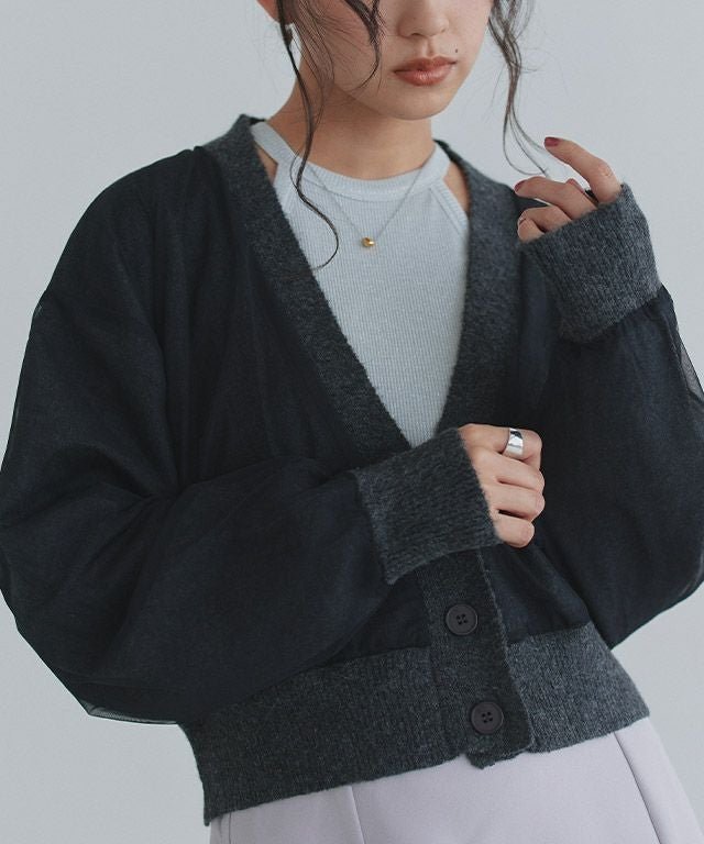 【ピエロ/Pierrot】のECLAM チュールレイヤードニットカーディガン インテリア・キッズ・メンズ・レディースファッション・服の通販 founy(ファニー) https://founy.com/ ファッション Fashion レディースファッション Fashion for Women トップス・カットソー Cut & Sew Tops ニット Knit Tops & Sweaters カーディガン・羽織り Layered Style Cardigans おすすめ Recommended / Our Picks インナー Innerwear カーディガン Cardigan, Knitwear クロップド Cropped, Short Length タンク Tank Top, Sleeveless Top チュール Tulip, Tulip Motif デニム Denim, Jeans Material ドッキング Docking, Mixed Material バランス Balance, Style Balance プチプライス・低価格 Affordable / Budget Price |ID: prp329100004709628 ipo3291000000036125957