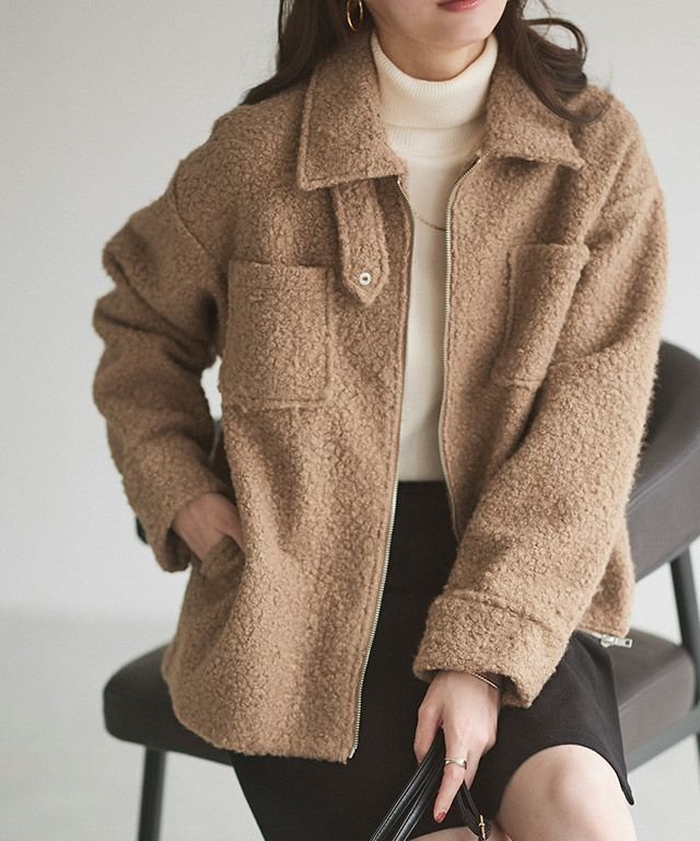 【ピエロ/Pierrot】のブークレステンカラーミドル丈コート インテリア・キッズ・メンズ・レディースファッション・服の通販 founy(ファニー) ファッション Fashion レディースファッション Fashion for Women アウター Coat / Outerwear Collection コート・ロングコート・ピーコート Long Coats, Peacoats & More レディースジャケット・軽アウター Jackets シンプル Simple, Minimal スタンド Stand Collar, Upright Stand プチプライス・低価格 Affordable / Budget Price ポケット Pocket, Pocket Detail ブークレステンカラーミドル丈コート|ID: prp329100004714444 ipo3291000000034606833