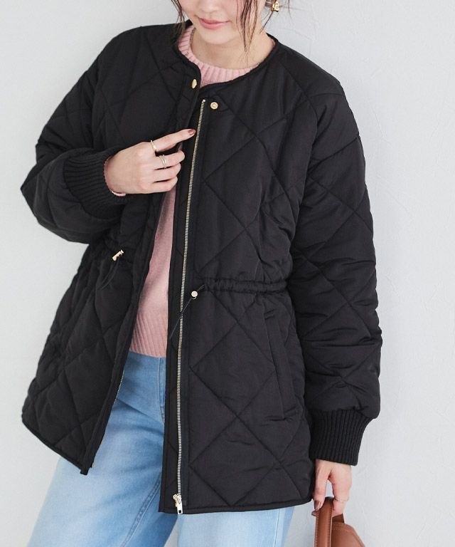 【ピエロ/Pierrot】の中綿キルティングドロストコート 人気、トレンドファッション・服の通販 founy(ファニー) 　ファッション　Fashion　レディースファッション　Fashion for Women　アウター　Coat / Outerwear Collection　コート・ロングコート・ピーコート　Long Coats, Peacoats & More　レディースジャケット・軽アウター　Jackets　送料無料　Free Shipping　キルティング　Quilted, Quilting　ストール　Stole, Wrap　タートルネック　Turtleneck, High Neck　トレンド　Trend, Trending Now　バランス　Balance, Style Balance　プチプライス・低価格　Affordable / Budget Price　ミドル　Middle Length, Mid Height　 other-1|ID: prp329100004714446 ipo3291000000034059592