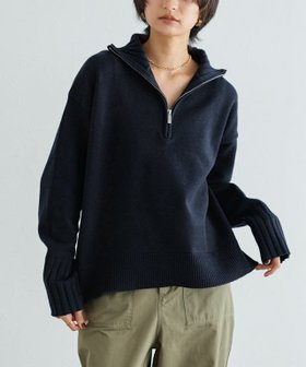 【ピエロ/Pierrot】 RASW ジップボックスニット人気、トレンドファッション・服の通販 founy(ファニー) ファッション Fashion レディースファッション Fashion for Women トップス・カットソー Cut & Sew Tops ニット Knit Tops & Sweaters 送料無料 Free Shipping プチプライス・低価格 Affordable / Budget Price ミックス Mix, Mixed Style ワイドリブ Wide Rib, Wide Ribbed Knit |ID:prp329100004717125