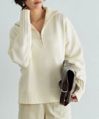 【ピエロ/Pierrot】のRASW ジップボックスニット 166cm / アイボリー / M|ID: prp329100004717125 ipo3291000000034283383