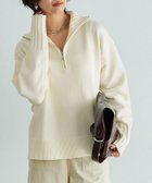 【ピエロ/Pierrot】のRASW ジップボックスニット 166cm / アイボリー / M|ID: prp329100004717125 ipo3291000000036126069