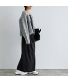 【ピエロ/Pierrot】のRASW 【コーデセット】シャギーカーデ×キャミワンピset 人気、トレンドファッション・服の通販 founy(ファニー) ファッション Fashion レディースファッション Fashion for Women ワンピース Dresses キャミソールワンピース Camisole Dresses セットアップ Matching Sets レディーストップス・ブラウス Tops & Blouses / Assorted Women's Tops 送料無料 Free Shipping カーディガン Cardigan, Knitwear プチプライス・低価格 Affordable / Budget Price thumbnail 166cm / グレー×ブラック / M|ID: prp329100004717127 ipo3291000000034081975