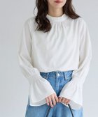 【ピエロ/Pierrot】のフリル襟シャーリングブラウス 人気、トレンドファッション・服の通販 founy(ファニー) ファッション Fashion レディースファッション Fashion for Women トップス・カットソー Cut & Sew Tops シャツ・ブラウス・オフィスカジュアル Elegant Blouses & Button-Ups 送料無料 Free Shipping カーディガン Cardigan, Knitwear シャーリング Shirring, Ruched フリル Frill, Ruffle プチプライス・低価格 Affordable / Budget Price エレガント 上品 Elegant thumbnail フリル襟シャーリングブラウス【Pierrot】|ID: prp329100004718322 ipo3291000000034093204
