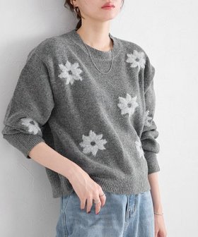 【ピエロ/Pierrot】 フラワー刺繍ニット人気、トレンドファッション・服の通販 founy(ファニー) ファッション Fashion レディースファッション Fashion for Women トップス・カットソー Cut & Sew Tops ニット Knit Tops & Sweaters 送料無料 Free Shipping フラワー Flower, Floral プチプライス・低価格 Affordable / Budget Price リラックス Relax, Relaxed Fit |ID:prp329100004718323