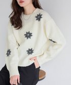 【ピエロ/Pierrot】のフラワー刺繍ニット 人気、トレンドファッション・服の通販 founy(ファニー) ファッション Fashion レディースファッション Fashion for Women トップス・カットソー Cut & Sew Tops ニット Knit Tops & Sweaters 送料無料 Free Shipping フラワー Flower, Floral プチプライス・低価格 Affordable / Budget Price リラックス Relax, Relaxed Fit thumbnail フラワー刺繍ニット|ID: prp329100004718323 ipo3291000000034093212