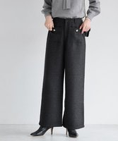 【ピエロ/Pierrot】のボタンデザインラメツイードワイドパンツ 人気、トレンドファッション・服の通販 founy(ファニー) ファッション Fashion レディースファッション Fashion for Women パンツ Pants & Trousers 送料無料 Free Shipping ツイード Twill, Twill Weave トレンド Trend, Trending Now フロント Front, Front Design プチプライス・低価格 Affordable / Budget Price ワイド Wide, Wide Fit エレガント 上品 Elegant |ID:prp329100004718326