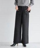【ピエロ/Pierrot】のボタンデザインラメツイードワイドパンツ 人気、トレンドファッション・服の通販 founy(ファニー) ファッション Fashion レディースファッション Fashion for Women パンツ Pants & Trousers 送料無料 Free Shipping ツイード Twill, Twill Weave トレンド Trend, Trending Now フロント Front, Front Design プチプライス・低価格 Affordable / Budget Price ワイド Wide, Wide Fit エレガント 上品 Elegant thumbnail 167cm / ブラック / M|ID: prp329100004718326 ipo3291000000034093220