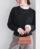 【ピエロ/Pierrot】のネックが選べる無地ラメクロップド丈ニット【木村えりなさんYouTube紹介アイテム】 人気、トレンドファッション・服の通販 founy(ファニー) ファッション Fashion レディースファッション Fashion for Women トップス・カットソー Cut & Sew Tops ニット Knit Tops & Sweaters クロップド Cropped, Short Length シンプル Simple, Minimal プチプライス・低価格 Affordable / Budget Price 無地 Plain, Solid Color thumbnail 166cm / 無地 / ブラック / クルーネック / M|ID: prp329100004722863 ipo3291000000035913598