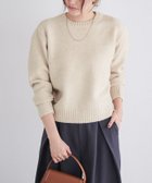 【ピエロ/Pierrot】のネックが選べる無地ラメクロップド丈ニット【木村えりなさんYouTube紹介アイテム】 人気、トレンドファッション・服の通販 founy(ファニー) ファッション Fashion レディースファッション Fashion for Women トップス・カットソー Cut & Sew Tops ニット Knit Tops & Sweaters クロップド Cropped, Short Length シンプル Simple, Minimal プチプライス・低価格 Affordable / Budget Price 無地 Plain, Solid Color thumbnail 166cm / ラメ / ベージュ / クルーネック / M|ID: prp329100004722863 ipo3291000000035913603