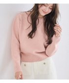 【ピエロ/Pierrot】のネックが選べる無地ラメクロップド丈ニット【木村えりなさんYouTube紹介アイテム】 人気、トレンドファッション・服の通販 founy(ファニー) ファッション Fashion レディースファッション Fashion for Women トップス・カットソー Cut & Sew Tops ニット Knit Tops & Sweaters クロップド Cropped, Short Length シンプル Simple, Minimal プチプライス・低価格 Affordable / Budget Price 無地 Plain, Solid Color thumbnail 166cm / ラメ / ピンク / クルーネック / M|ID: prp329100004722863 ipo3291000000035913607