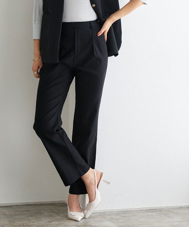 【ピエロ/Pierrot】のストレッチパンツ 人気、トレンドファッション・服の通販 founy(ファニー) 　ファッション　Fashion　レディースファッション　Fashion for Women　パンツ　Pants & Trousers　送料無料　Free Shipping　ギャザー　Gathered, Ruffled　ストレッチ　Stretch, Stretchy Fabric　ストレート　Straight, Straight Cut　トレンド　Trend, Trending Now　フロント　Front, Front Design　プチプライス・低価格　Affordable / Budget Price　レギンス　Leggings, Stretch Pants　 other-1|ID: prp329100004728077 ipo3291000000034158586