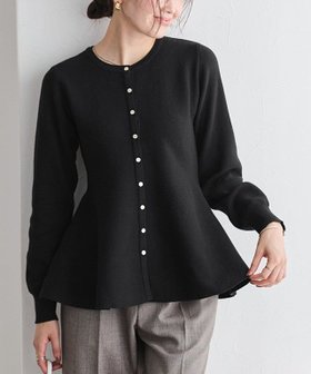 【ピエロ/Pierrot】 ゴールドボタンペプラムカーディガン人気、トレンドファッション・服の通販 founy(ファニー) ファッション Fashion レディースファッション Fashion for Women トップス・カットソー Cut & Sew Tops カーディガン・羽織り Layered Style Cardigans 送料無料 Free Shipping カーディガン Cardigan, Knitwear バランス Balance, Style Balance プチプライス・低価格 Affordable / Budget Price ペプラム Peplum, Flared Hem |ID:prp329100004730003