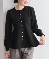【ピエロ/Pierrot】のゴールドボタンペプラムカーディガン 人気、トレンドファッション・服の通販 founy(ファニー) ファッション Fashion レディースファッション Fashion for Women トップス・カットソー Cut & Sew Tops カーディガン・羽織り Layered Style Cardigans 送料無料 Free Shipping カーディガン Cardigan, Knitwear バランス Balance, Style Balance プチプライス・低価格 Affordable / Budget Price ペプラム Peplum, Flared Hem |ID:prp329100004730003