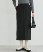 【ピエロ/Pierrot】のカット起毛ポケットIラインスカート 167cm / ブラック / M|ID: prp329100004730004 ipo3291000000036126151