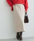 【ピエロ/Pierrot】のカット起毛ポケットIラインスカート 167cm / アイボリー / M|ID: prp329100004730004 ipo3291000000036126153