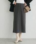 【ピエロ/Pierrot】のカット起毛ポケットIラインスカート 167cm / 杢チャコール / M|ID: prp329100004730004 ipo3291000000036126155