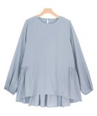 【ピエロ/Pierrot】のバックギャザーバルーンスリーブブラウス 人気、トレンドファッション・服の通販 founy(ファニー) ファッション Fashion レディースファッション Fashion for Women トップス・カットソー Cut & Sew Tops シャツ・ブラウス・オフィスカジュアル Elegant Blouses & Button-Ups ギャザー Gathered, Ruffled トレンド Trend, Trending Now フェミニン Feminine, Girly プチプライス・低価格 Affordable / Budget Price エレガント 上品 Elegant thumbnail ブルー|ID: prp329100004736121 ipo3291000000034212059