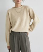 【ピエロ/Pierrot】のウールMIXオーバーサイズニット 人気、トレンドファッション・服の通販 founy(ファニー) ファッション Fashion レディースファッション Fashion for Women トップス・カットソー Cut & Sew Tops ニット Knit Tops & Sweaters 送料無料 Free Shipping スリット Slit, Slit Detail プチプライス・低価格 Affordable / Budget Price thumbnail 167cm / 杢ベージュ / M|ID: prp329100004740303 ipo3291000000034244089
