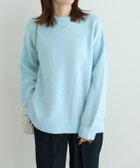 【ピエロ/Pierrot】のウールMIXオーバーサイズニット 人気、トレンドファッション・服の通販 founy(ファニー) ファッション Fashion レディースファッション Fashion for Women トップス・カットソー Cut & Sew Tops ニット Knit Tops & Sweaters 送料無料 Free Shipping スリット Slit, Slit Detail プチプライス・低価格 Affordable / Budget Price thumbnail 163cm / ライトブルー / M|ID: prp329100004740303 ipo3291000000034244092