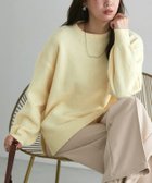 【ピエロ/Pierrot】のウールMIXオーバーサイズニット【木村えりなさんYouTube紹介アイテム】 167cm / ライトイエロー / M|ID: prp329100004740303 ipo3291000000034400066