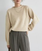 【ピエロ/Pierrot】のウールMIXオーバーサイズニット【木村えりなさんYouTube紹介アイテム】 167cm / 杢ベージュ / M|ID: prp329100004740303 ipo3291000000036126230