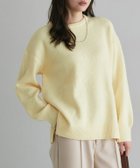 【ピエロ/Pierrot】のウールMIXオーバーサイズニット【木村えりなさんYouTube紹介アイテム】 167cm / ライトイエロー / M|ID: prp329100004740303 ipo3291000000036126237