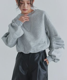 【ピエロ/Pierrot】 ECLAM 裏起毛タックスリーブプルオーバー人気、トレンドファッション・服の通販 founy(ファニー) ファッション Fashion レディースファッション Fashion for Women トップス・カットソー Cut & Sew Tops カジュアルプルオーバー・ニットトップス Pullovers & Knit Tops / Casual Pullovers 送料無料 Free Shipping クロップド Cropped, Short Length ショート Short, Short Length シンプル Simple, Minimal スリーブ Sleeve, Long Sleeve / Short Sleeve トレンド Trend, Trending Now バランス Balance, Style Balance プチプライス・低価格 Affordable / Budget Price A/W・秋冬 Autumn/Winter |ID:prp329100004740306