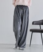 【ピエロ/Pierrot】のECLAM フラワー刺繍ベロアワイドパンツ 160cm / グレー / F|ID: prp329100004740307 ipo3291000000036126259