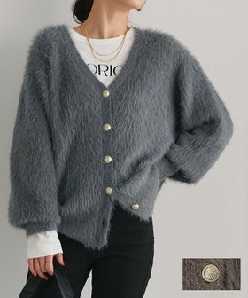 【ピエロ/Pierrot】のゴールドボタンシャギーニットカーディガン 人気、トレンドファッション・服の通販 founy(ファニー) ファッション Fashion レディースファッション Fashion for Women トップス・カットソー Cut & Sew Tops ニット Knit Tops & Sweaters カーディガン・羽織り Layered Style Cardigans カーディガン Cardigan, Knitwear クラシカル Classical, Vintage-Inspired トレンド Trend, Trending Now プチプライス・低価格 Affordable / Budget Price ベーシック Basic, Essential |ID:prp329100004740316