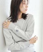 【ピエロ/Pierrot】の袖刺繍スウェット 人気、トレンドファッション・服の通販 founy(ファニー) ファッション Fashion レディースファッション Fashion for Women トップス・カットソー Cut & Sew Tops レディースパーカー・カジュアルフーディー Casual Hoodies & Sweatshirts スウェット・クルーネックトップス Sweatshirts & Crewnecks / Relaxed Fit Sweat Tops スウェット / スエット Sweatshirt, Sweatwear プチプライス・低価格 Affordable / Budget Price ベーシック Basic, Essential thumbnail 杢グレー×ネイビー|ID: prp329100004741244 ipo3291000000034257809