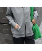 【ピエロ/Pierrot】のダンボールスウェットダブルジップパーカー 156cm / 杢グレー / M|ID: prp329100004744805 ipo3291000000036010664