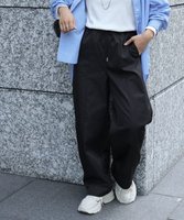 【ピエロ/Pierrot】のギャザーツイルカーブパンツ 人気、トレンドファッション・服の通販 founy(ファニー) ファッション Fashion レディースファッション Fashion for Women パンツ Pants & Trousers 送料無料 Free Shipping ギャザー Gathered, Ruffled センター Center, Center Line ツイル Twist, Twisted Detail プチプライス・低価格 Affordable / Budget Price リラックス Relax, Relaxed Fit ロング Long, Long-Length |ID:prp329100004744808