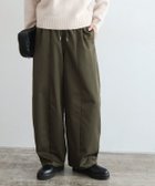 【ピエロ/Pierrot】のギャザーツイルカーブパンツ 163cm / カーキ / M|ID: prp329100004744808 ipo3291000000034707385
