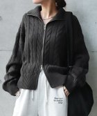 【ピエロ/Pierrot】のダブルジップケーブルニット 人気、トレンドファッション・服の通販 founy(ファニー) ファッション Fashion レディースファッション Fashion for Women トップス・カットソー Cut & Sew Tops ニット Knit Tops & Sweaters 送料無料 Free Shipping インナー Innerwear シンプル Simple, Minimal ジップ Zip, Zipper プチプライス・低価格 Affordable / Budget Price ボトム Bottoms, Lower Wear thumbnail ダブルジップケーブルニット|ID: prp329100004744810 ipo3291000000034296755