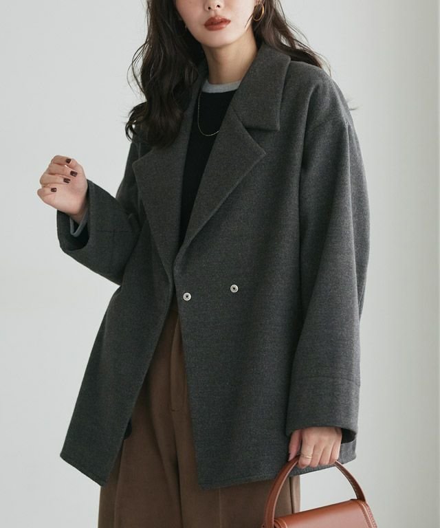 【ピエロ/Pierrot】のシンプルテーラーカラーコート インテリア・キッズ・メンズ・レディースファッション・服の通販 founy(ファニー) https://founy.com/ ファッション Fashion レディースファッション Fashion for Women アウター Coat / Outerwear Collection コート・ロングコート・ピーコート Long Coats, Peacoats & More レディースジャケット・軽アウター Jackets プチプライス・低価格 Affordable / Budget Price ミドル Middle Length, Mid Height |ID: prp329100004753093 ipo3291000000034779664