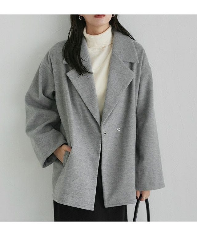 【ピエロ/Pierrot】のシンプルテーラーカラーコート インテリア・キッズ・メンズ・レディースファッション・服の通販 founy(ファニー) 　ファッション　Fashion　レディースファッション　Fashion for Women　アウター　Coat / Outerwear Collection　コート・ロングコート・ピーコート　Long Coats, Peacoats & More　レディースジャケット・軽アウター　Jackets　プチプライス・低価格　Affordable / Budget Price　ミドル　Middle Length, Mid Height　シンプルテーラーカラーコート|ID: prp329100004753093 ipo3291000000035913445