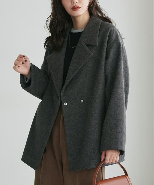 【ピエロ/Pierrot】のシンプルテーラーカラーコート インテリア・キッズ・メンズ・レディースファッション・服の通販 founy(ファニー) https://founy.com/ ファッション Fashion レディースファッション Fashion for Women アウター Coat / Outerwear Collection コート・ロングコート・ピーコート Long Coats, Peacoats & More レディースジャケット・軽アウター Jackets プチプライス・低価格 Affordable / Budget Price ミドル Middle Length, Mid Height |ID: prp329100004753093 ipo3291000000036010703