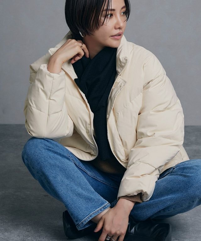 【ピエロ/Pierrot】のRASW サスティナブルダウンジャケット インテリア・キッズ・メンズ・レディースファッション・服の通販 founy(ファニー) 　ファッション　Fashion　レディースファッション　Fashion for Women　アウター　Coat / Outerwear Collection　レディースジャケット・軽アウター　Jackets　送料無料　Free Shipping　タフタ　Taffeta, Structured Fabric　ダウン　Down, Puffer　プチプライス・低価格　Affordable / Budget Price　ボトム　Bottoms, Lower Wear　ラウンド　Round, Round Neck　165cm / アイボリー / M|ID: prp329100004759923 ipo3291000000034443049