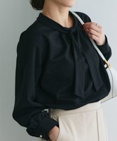 【ピエロ/Pierrot】の裏微起毛タイパフブラウス 人気、トレンドファッション・服の通販 founy(ファニー) ファッション Fashion レディースファッション Fashion for Women トップス・カットソー Cut & Sew Tops シャツ・ブラウス・オフィスカジュアル Elegant Blouses & Button-Ups 送料無料 Free Shipping インナー Innerwear ジャケット Jacket, Outerwear パール Pearl, Pearl Accent フロント Front, Front Design プチプライス・低価格 Affordable / Budget Price エレガント 上品 Elegant |ID:prp329100004763868