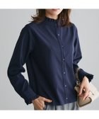 【ピエロ/Pierrot】の【一部予約】裏微起毛フリルネックブラウス 人気、トレンドファッション・服の通販 founy(ファニー) ファッション Fashion レディースファッション Fashion for Women トップス・カットソー Cut & Sew Tops シャツ・ブラウス・オフィスカジュアル Elegant Blouses & Button-Ups 送料無料 Free Shipping シンプル Simple, Minimal フェミニン Feminine, Girly フリル Frill, Ruffle プチプライス・低価格 Affordable / Budget Price エレガント 上品 Elegant thumbnail 167cm / ネイビー / M|ID: prp329100004763869 ipo3291000000034485576