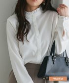 【ピエロ/Pierrot】の【一部予約】裏微起毛フリルネックブラウス 人気、トレンドファッション・服の通販 founy(ファニー) ファッション Fashion レディースファッション Fashion for Women トップス・カットソー Cut & Sew Tops シャツ・ブラウス・オフィスカジュアル Elegant Blouses & Button-Ups 送料無料 Free Shipping シンプル Simple, Minimal フェミニン Feminine, Girly フリル Frill, Ruffle プチプライス・低価格 Affordable / Budget Price エレガント 上品 Elegant thumbnail 裏微起毛フリルネックブラウス|ID: prp329100004763869 ipo3291000000034485577