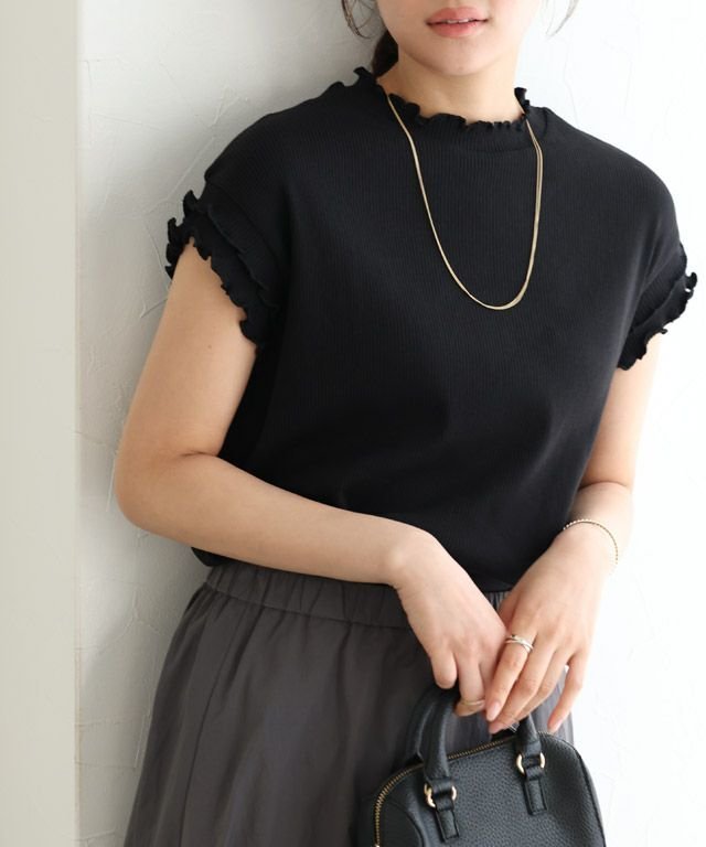 【ピエロ/Pierrot】のコットンリブメローフレンチTシャツ 人気、トレンドファッション・服の通販 founy(ファニー) ファッション Fashion レディースファッション Fashion for Women トップス・カットソー Cut & Sew Tops シャツ・ブラウス・オフィスカジュアル Elegant Blouses & Button-Ups ロングTシャツ・Tシャツ Longline T-Shirts & Tees フィット Fit, Slim Fit フェミニン Feminine, Girly プチプライス・低価格 Affordable / Budget Price ロング Long, Long-Length other-1|ID: prp329100004772275 ipo3291000000034576303