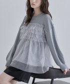 【ピエロ/Pierrot】のECLAM フリルチュールラメ入りニット 人気、トレンドファッション・服の通販 founy(ファニー) ファッション Fashion レディースファッション Fashion for Women トップス・カットソー Cut & Sew Tops ニット Knit Tops & Sweaters 送料無料 Free Shipping ショルダー Shoulder, Shoulder Strap ショート Short, Short Length チュール Tulip, Tulip Motif デニム Denim, Jeans Material トレンド Trend, Trending Now ドッキング Docking, Mixed Material ドロップ Drop Shoulder, Dropped Style フェミニン Feminine, Girly プチプライス・低価格 Affordable / Budget Price A/W・秋冬 Autumn/Winter thumbnail [ECLAM]フリルチュールラメ入りニット|ID: prp329100004775695 ipo3291000000034619311