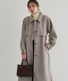 【ピエロ/Pierrot】のアレンジカラーシングルロングコート 人気、トレンドファッション・服の通販 founy(ファニー) ファッション Fashion レディースファッション Fashion for Women アウター Coat / Outerwear Collection コート・ロングコート・ピーコート Long Coats, Peacoats & More レディースジャケット・軽アウター Jackets 送料無料 Free Shipping スタンド Stand Collar, Upright Stand フェミニン Feminine, Girly プチプライス・低価格 Affordable / Budget Price メルトン Melton, Heavy Wool 冬 Winter / This Winter thumbnail 167cm / 杢モカグレー / M|ID: prp329100004775698 ipo3291000000034619335