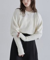 【ピエロ/Pierrot】のECLAM モヘアライクパフスリーブニット 人気、トレンドファッション・服の通販 founy(ファニー) ファッション Fashion レディースファッション Fashion for Women トップス・カットソー Cut & Sew Tops ニット Knit Tops & Sweaters カフス Cuff Design クロップド Cropped, Short Length デニム Denim, Jeans Material トレンド Trend, Trending Now プチプライス・低価格 Affordable / Budget Price ワイド Wide, Wide Fit |ID:prp329100004775699