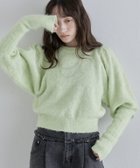 【ピエロ/Pierrot】のECLAM モヘアライクパフスリーブニット 人気、トレンドファッション・服の通販 founy(ファニー) ファッション Fashion レディースファッション Fashion for Women トップス・カットソー Cut & Sew Tops ニット Knit Tops & Sweaters カフス Cuff Design クロップド Cropped, Short Length デニム Denim, Jeans Material トレンド Trend, Trending Now プチプライス・低価格 Affordable / Budget Price ワイド Wide, Wide Fit thumbnail 160cm / ミント / F|ID: prp329100004775699 ipo3291000000034619345