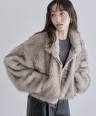 【ピエロ/Pierrot】のECLAM フェイクファージップアップブルゾン 160cm / ベージュ / F|ID: prp329100004775701 ipo3291000000035746329