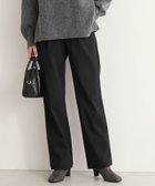 【ピエロ/Pierrot】の裏起毛ストレッチパンツ 人気、トレンドファッション・服の通販 founy(ファニー) ファッション Fashion レディースファッション Fashion for Women パンツ Pants & Trousers 送料無料 Free Shipping ギャザー Gathered, Ruffled ストレッチ Stretch, Stretchy Fabric ストレート Straight, Straight Cut トレンド Trend, Trending Now フィット Fit, Slim Fit フロント Front, Front Design プチプライス・低価格 Affordable / Budget Price リラックス Relax, Relaxed Fit thumbnail 163cm / ブラック / M|ID: prp329100004789805 ipo3291000000034759146