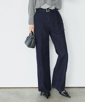【ピエロ/Pierrot】のベルト付きピンタックセミワイドデニム 人気、トレンドファッション・服の通販 founy(ファニー) ファッション Fashion レディースファッション Fashion for Women パンツ Pants & Trousers ベルト&ウエストマーク Belts & Waist Accessories デニム Denim, Jeans Material フロント Front, Front Design プチプライス・低価格 Affordable / Budget Price |ID:prp329100004808862